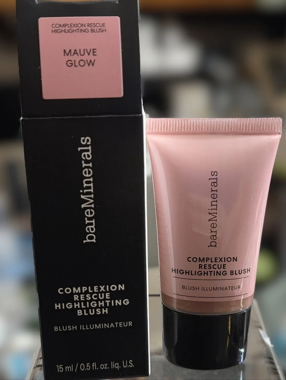 bareMinerals Complexion Rescue Highlighting Blush in Mauve Glow